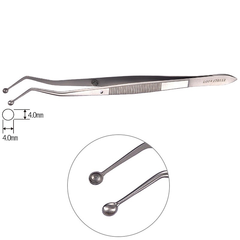 鋭匙ピンセットAA 先端部4.0×4.0mmの通販 | Ciモール | Ciモール