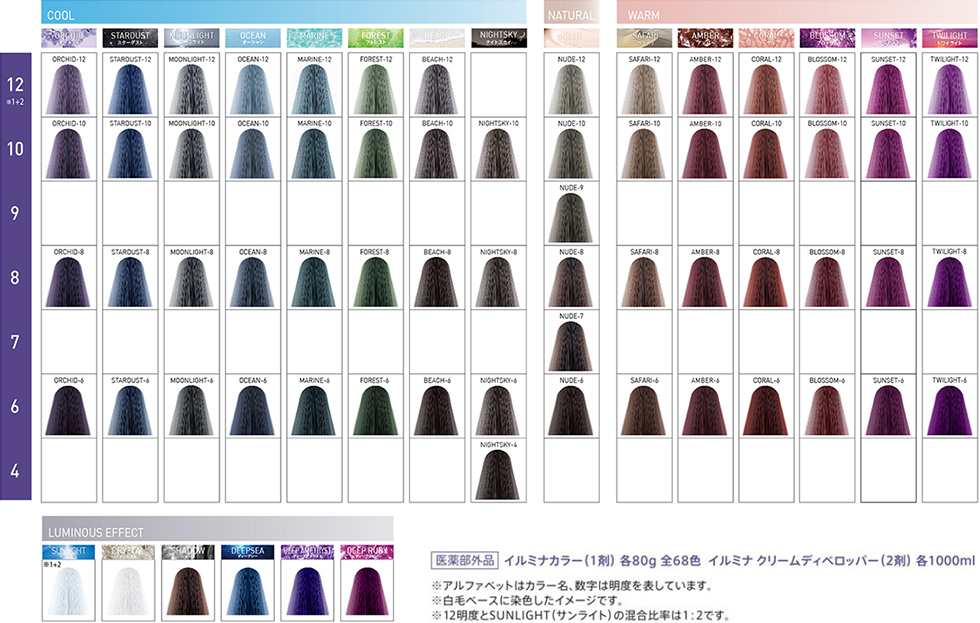 イルミナカラー SUNSET サンセット 12の通販 | 美っくる | Ciモール