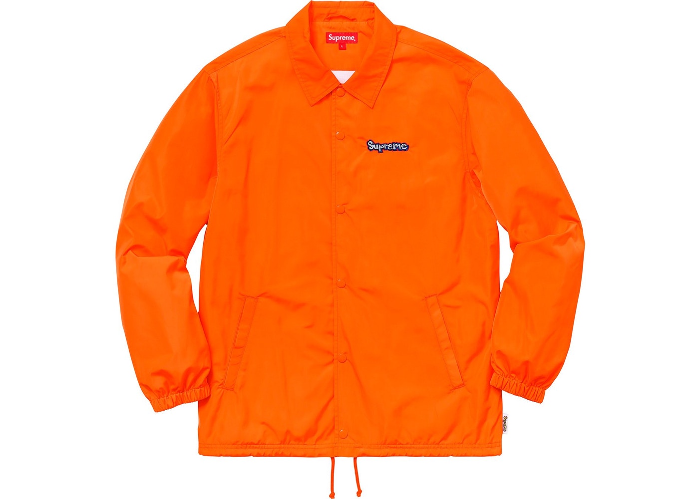 Supreme Gonz Logo Coaches Jacket Orange Spring/Summer 2018