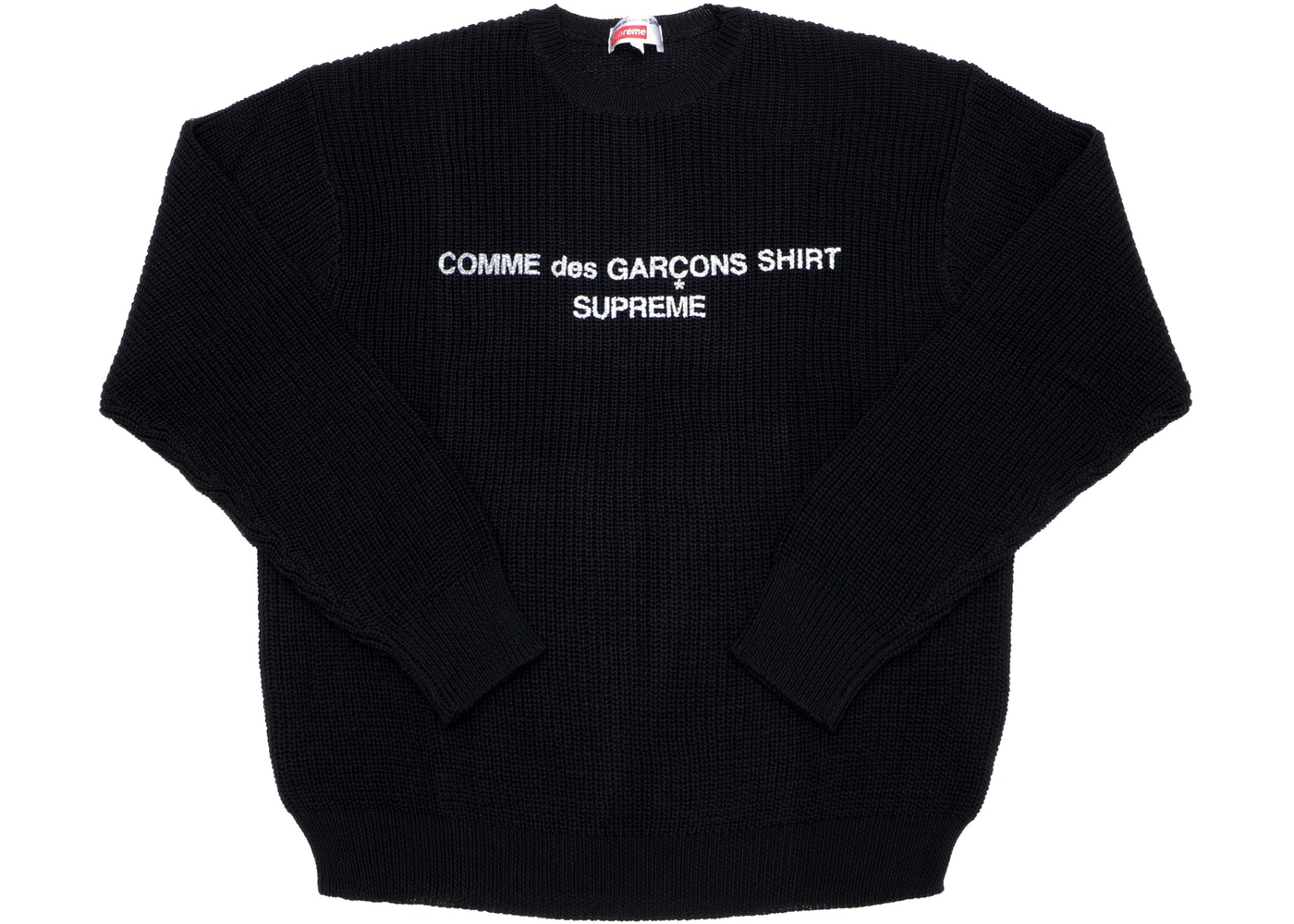 Supreme Comme des Garcons SHIRT Sweater Black