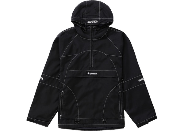 Supreme GORE-TEX Contrast Stitch Anorak Black - StockX News