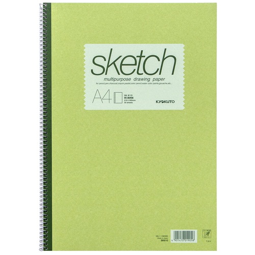 スマートスクール / スケッチブック 画用紙 厚口 A4 SK610