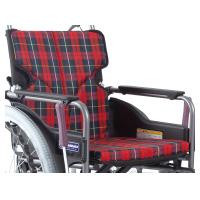 非課税)自走型車いす 中高床 赤チェック | 車いす | 介護用品・福祉