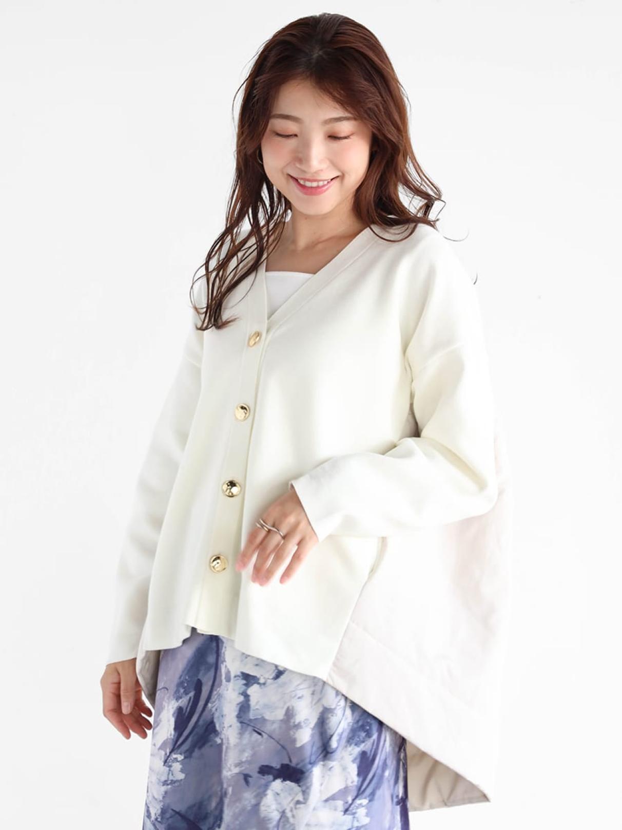 異素材ドッキングニットジャケット - Vin - Vin｜YAMADAYA STORE