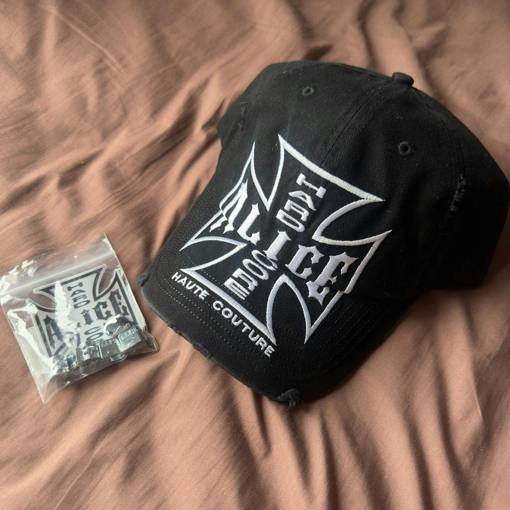 Alice Hollywood Chopper Logo CAP 黒 即日発送 ALICE HOLLYWOOD