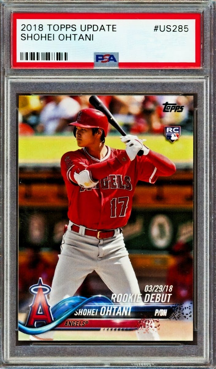 Topps 大谷翔平 Update 2018 ルーキー PSA10 イチロー 0 大谷翔平