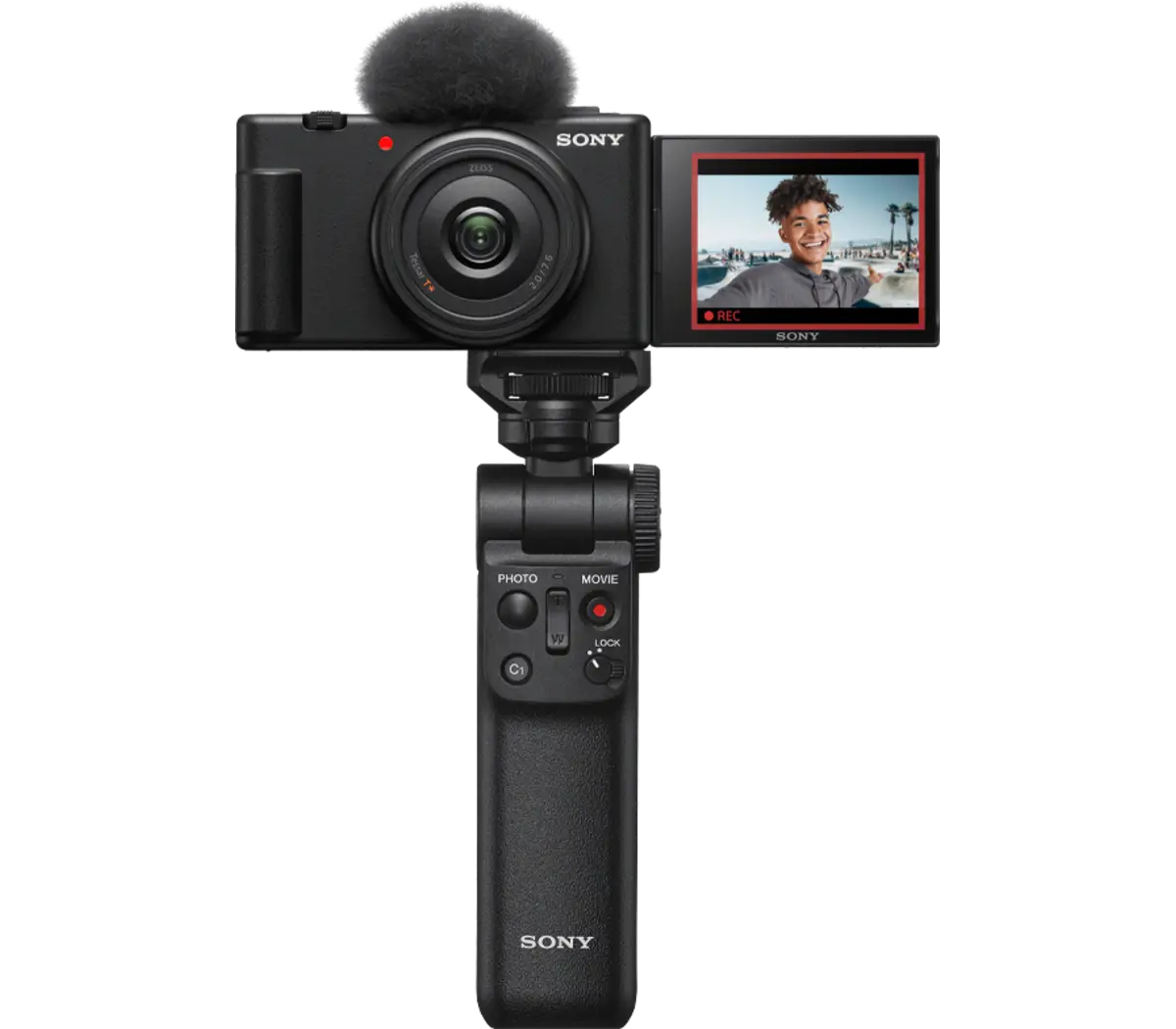 Sony ZV-1F Vlog Camera for Content Creators and Vloggers, Black