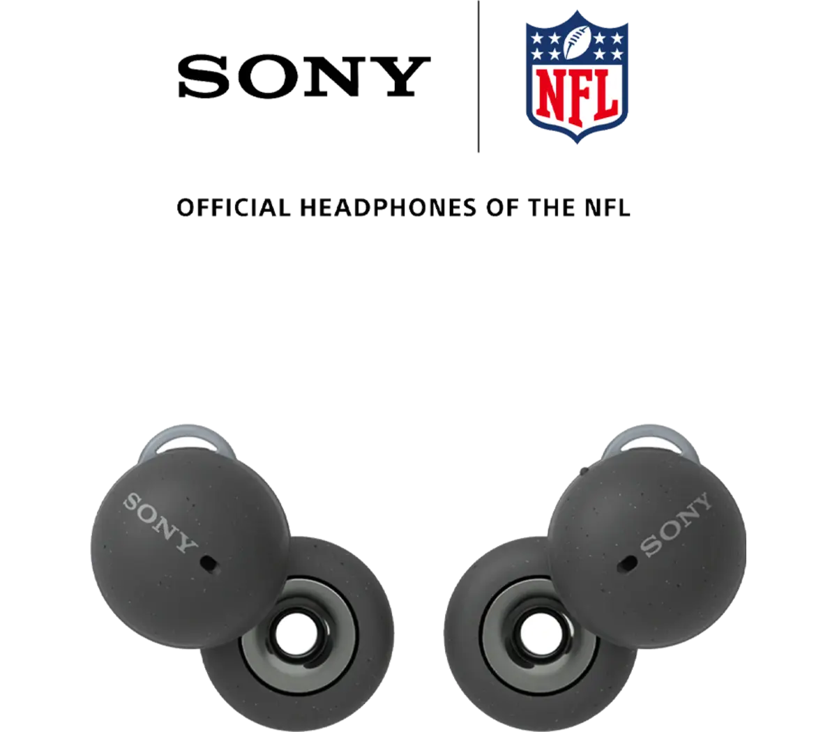 Sony LinkBuds True Wireless Open-Ear Earbuds, Dark Gray