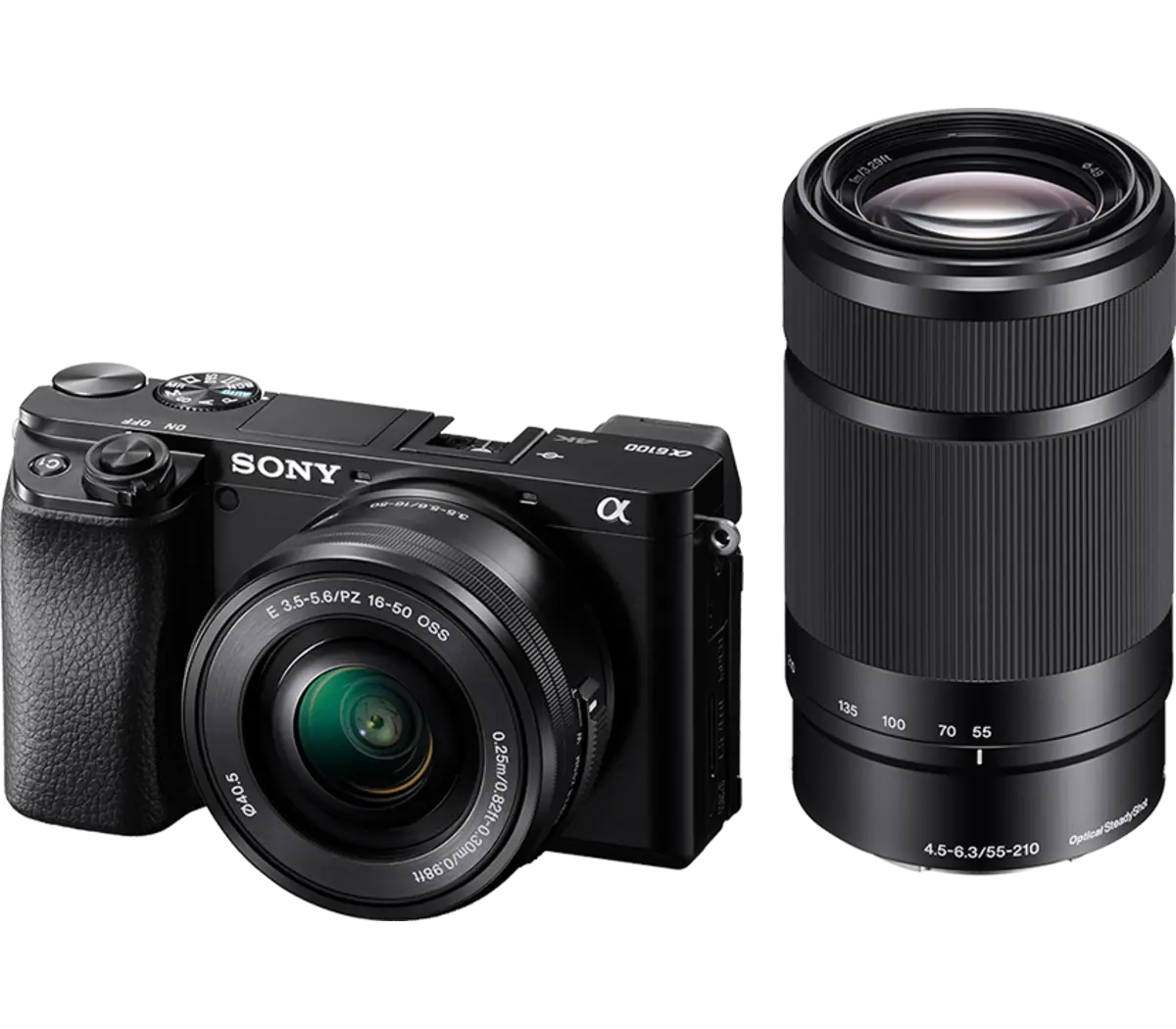 Sony Alpha 6100 - APS-C Interchangeable Lens Camera & Two Lens Kit