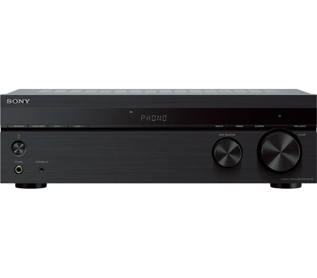 Sony STR-DH190 - 2.0ch Stereo Receiver Phono Input and Bluetooth