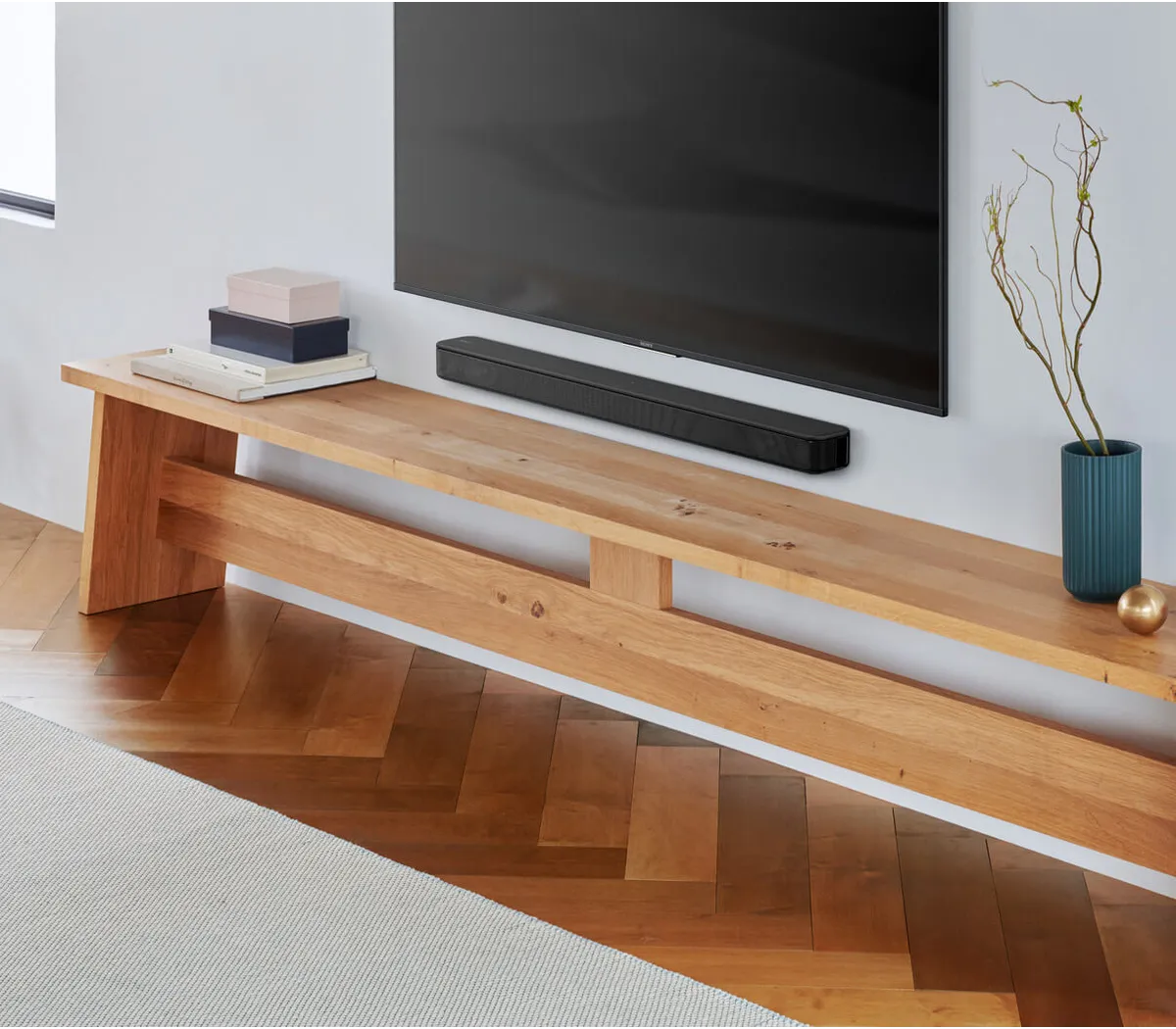 Sony 2ch Built-in Tweeter Soundbar | HTS100F