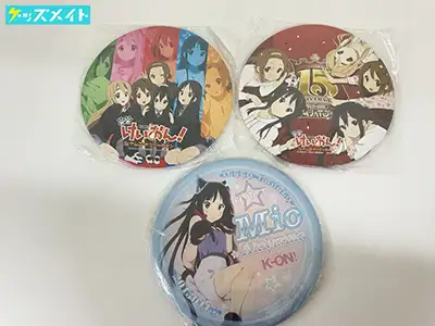 けいおん！グッズ買取 | 一番くじ 缶バッジ ぬいぐるみ