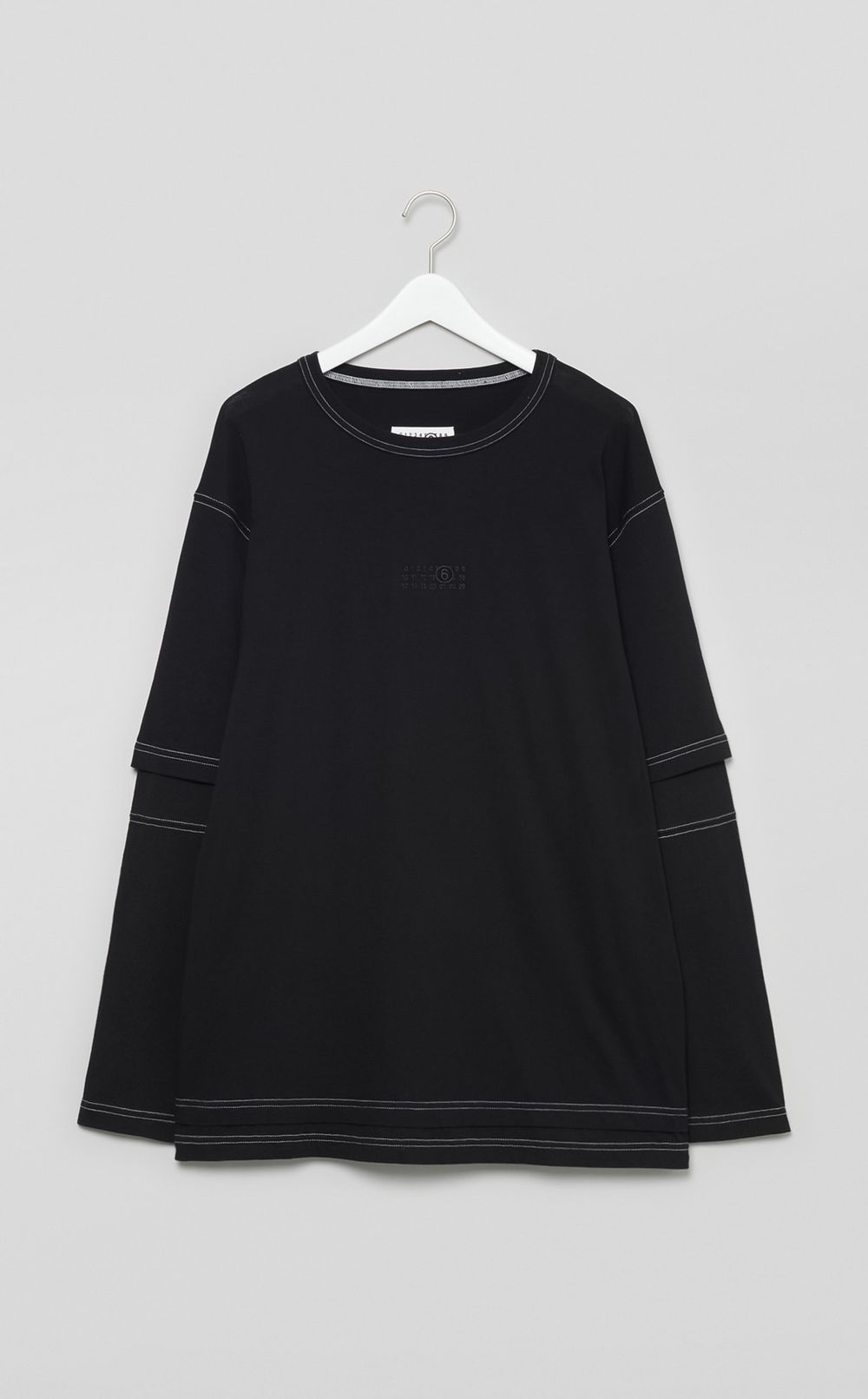 MM6 Maison Margiela｜レイヤードロングスリーブT