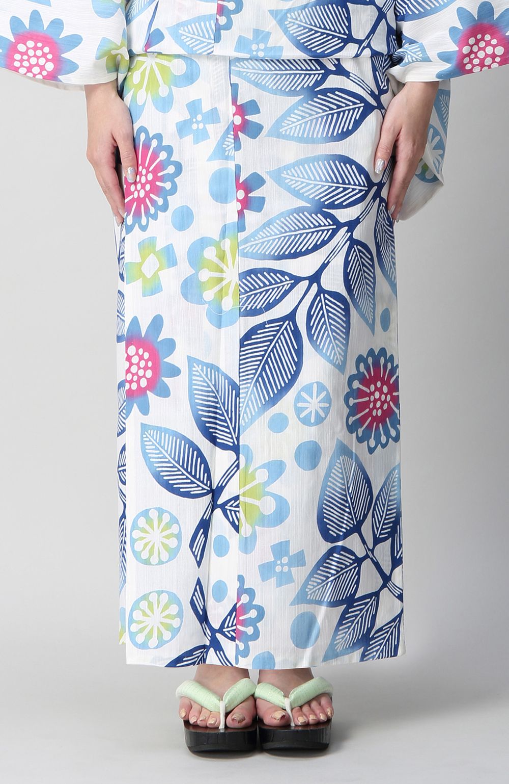 浴衣｜浴衣帯セット花柄