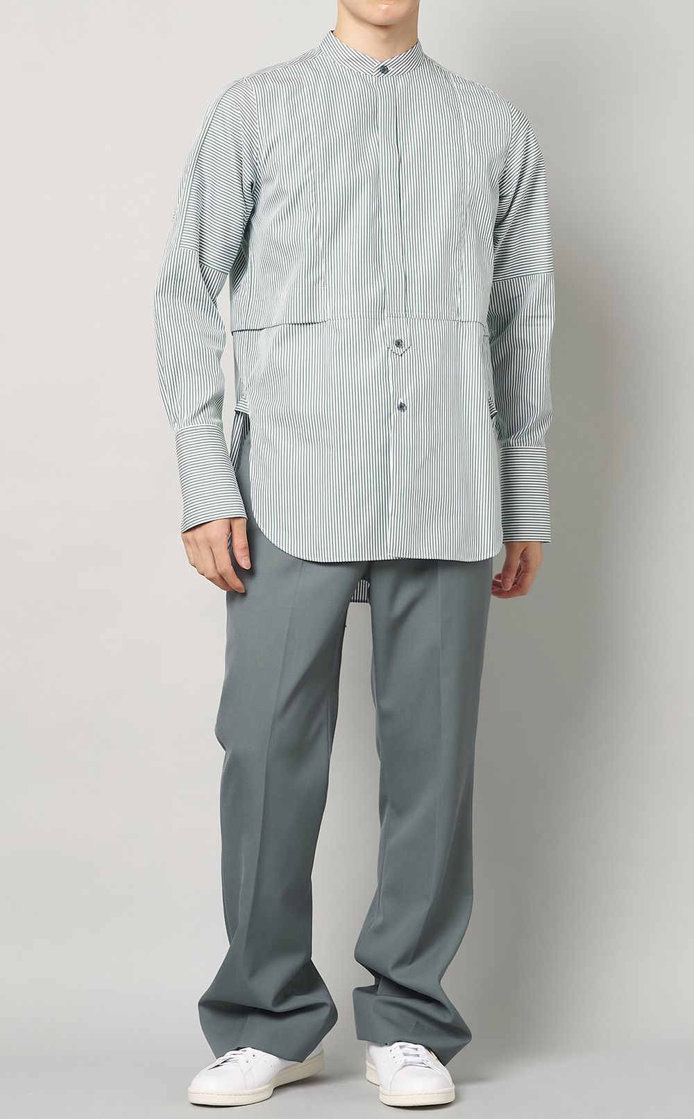 beautiful people｜ストライプタキシードシャツ