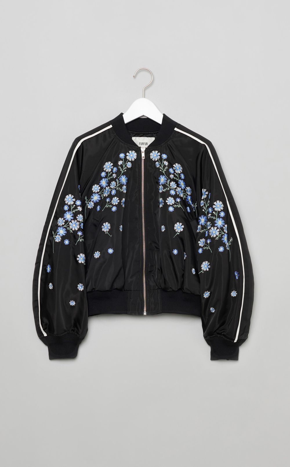 FURFUR｜フラワー刺繍スカジャン