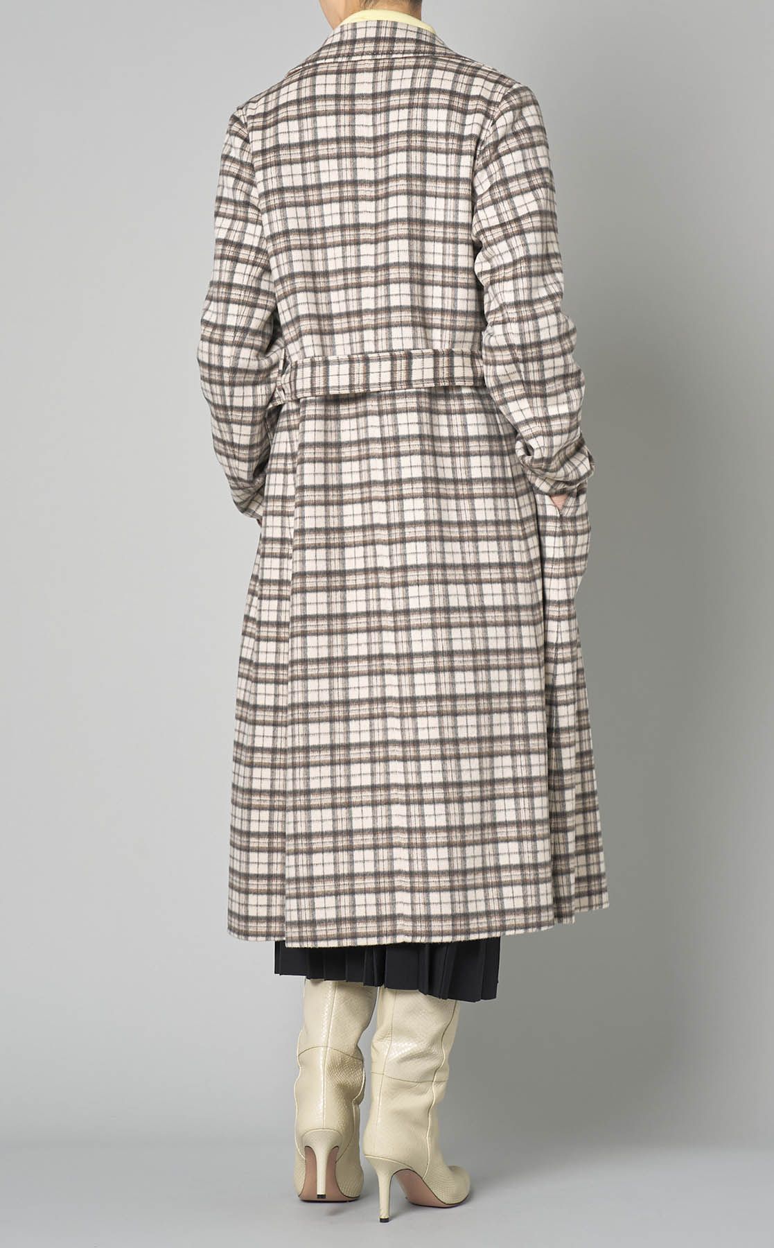 AMACA｜チェックリバーロングコート