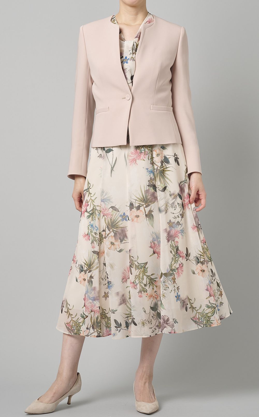 EPOCA｜シアーフラワープリントブラウス