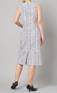 Theory luxe｜ミックスツイードノースリーブワンピース