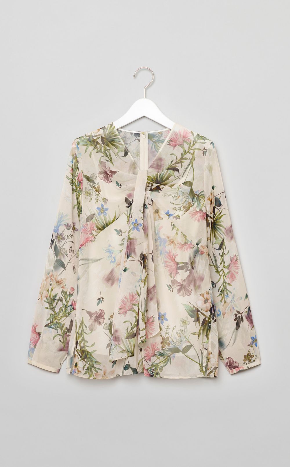 EPOCA｜シアーフラワープリントブラウス