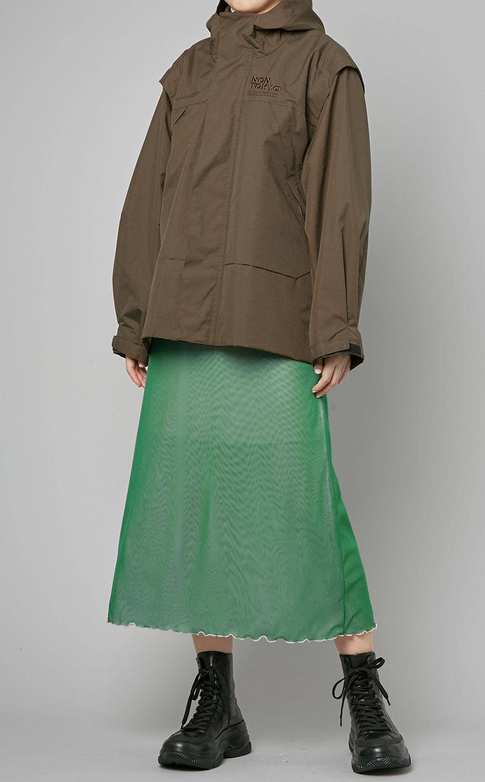 NON TOKYO｜バックプリーツマウンテンパーカー