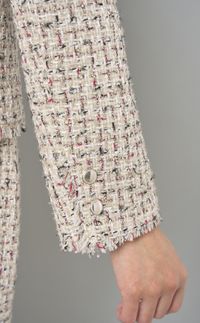 Theory luxe｜ツイードノーカラージャケット