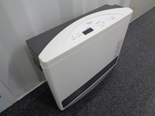 ②ノーリツ ガスファンヒーター GFH-4003S都市ガス用 ホース付1週間