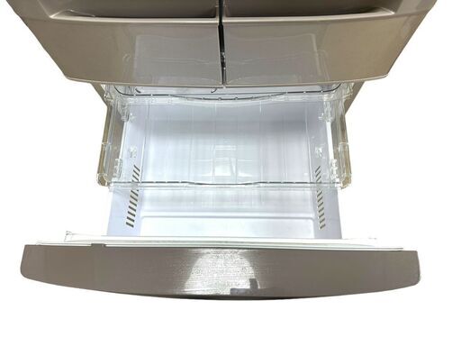 日立大型5ドア冷凍冷蔵庫401L節電モードLED照明自動製氷機能付き2017年