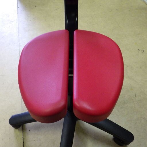 アーユルチェア オクトパス レッド キャスタータイプ