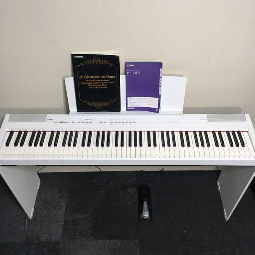 電子ピアノ YAMAHA P-105 ホワイト 【公式通販】