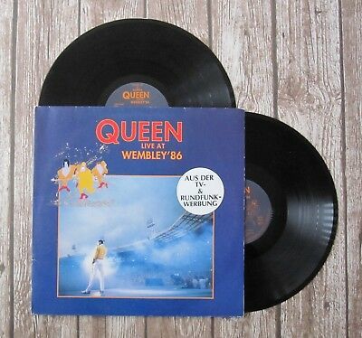 Gripsweat - QUEEN : Live At Wembley '86 Double 2 x LP Vinyl 1992