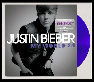 新品 Justin Bieber My World 2.0 Baby レコード 新品 Justin Bieber
