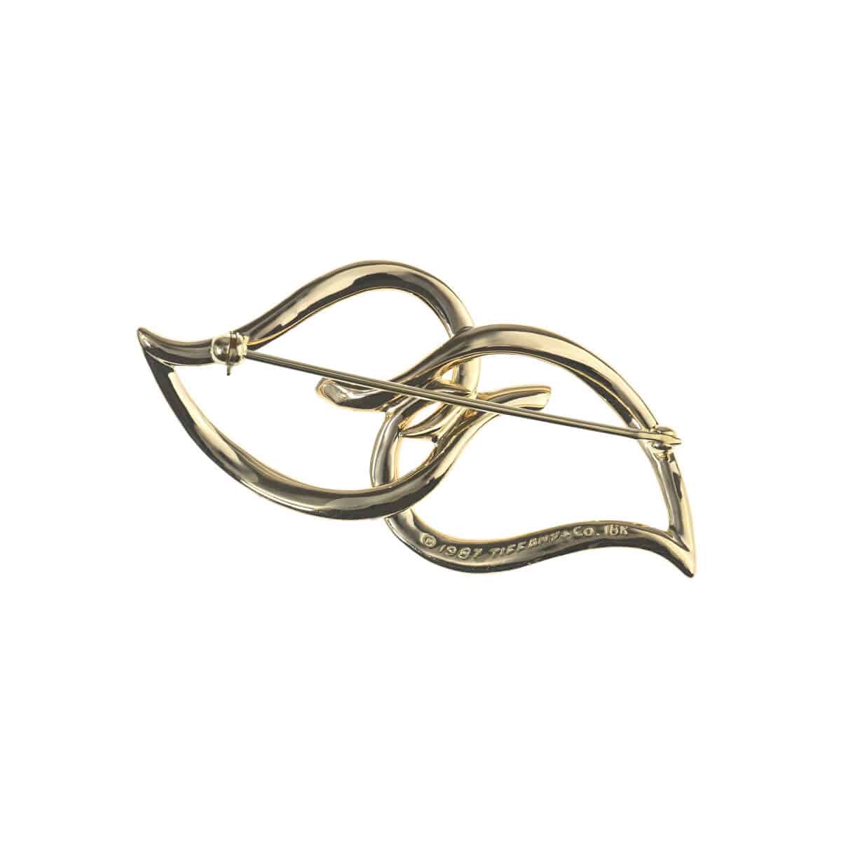 オープンダブルリーフ ブローチ 中古 ｜ ティファニー | 腕時計の