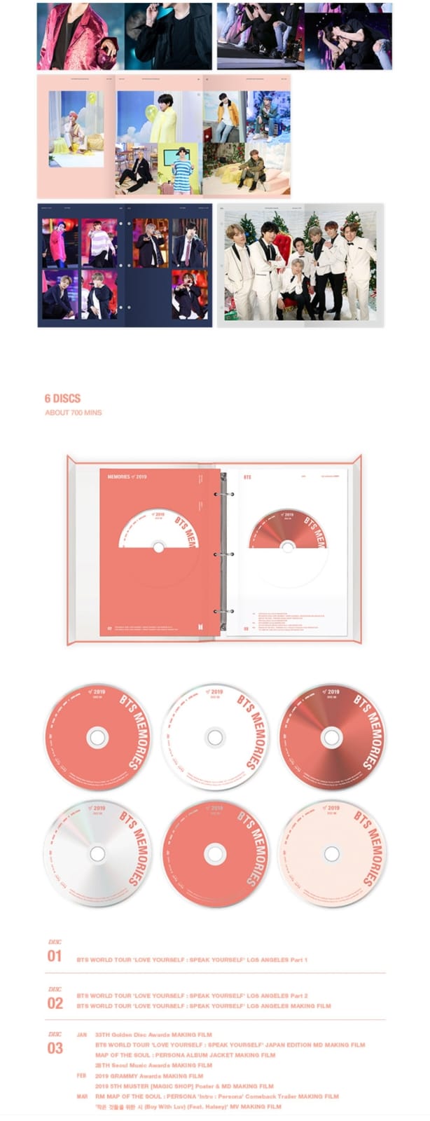 BTS Memories 2019 Oficial - Álbum Importado e Lacrado