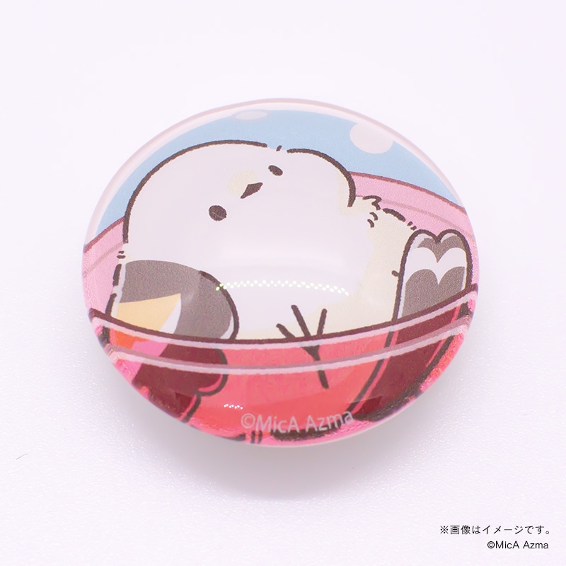 吾妻まいか・シマエナガ ガラスマグネット カプセル｜郵便局のネット