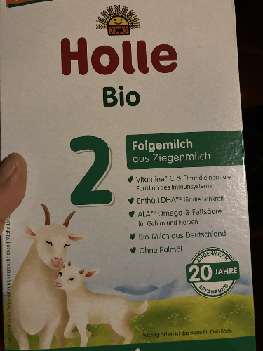 Holle Holle ホレ オーガニック 山羊 ヤギ粉ミルク Step2 (6ヶ月～36