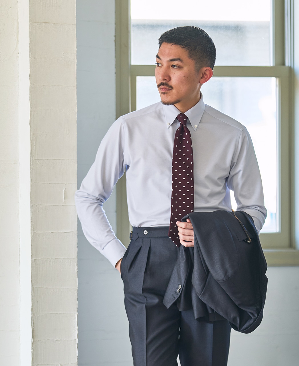 ストレッチシャツ(37-81 グレー系): メンズ｜メーカーズシャツ鎌倉