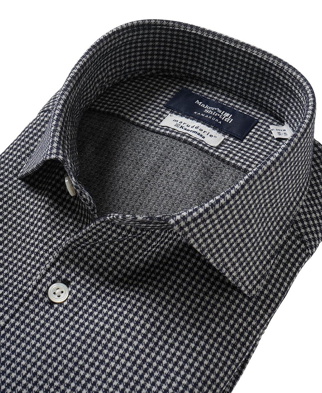 ストレッチシャツ(37-81 ネイビー系): メンズ｜メーカーズシャツ鎌倉