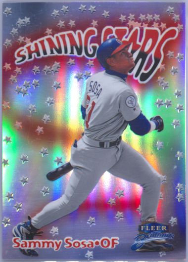 1999 Fleer Brilliants Pulsars Sammy Sosa