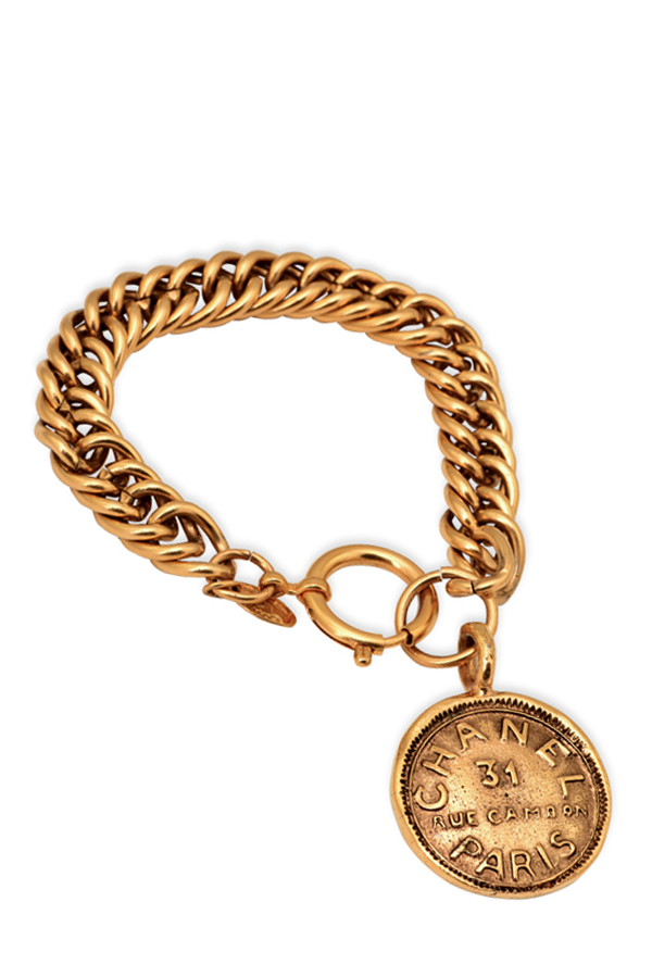 Chanel Vintage 31 Rue Cambon Coin Pendant Bracelet | Rent Chanel