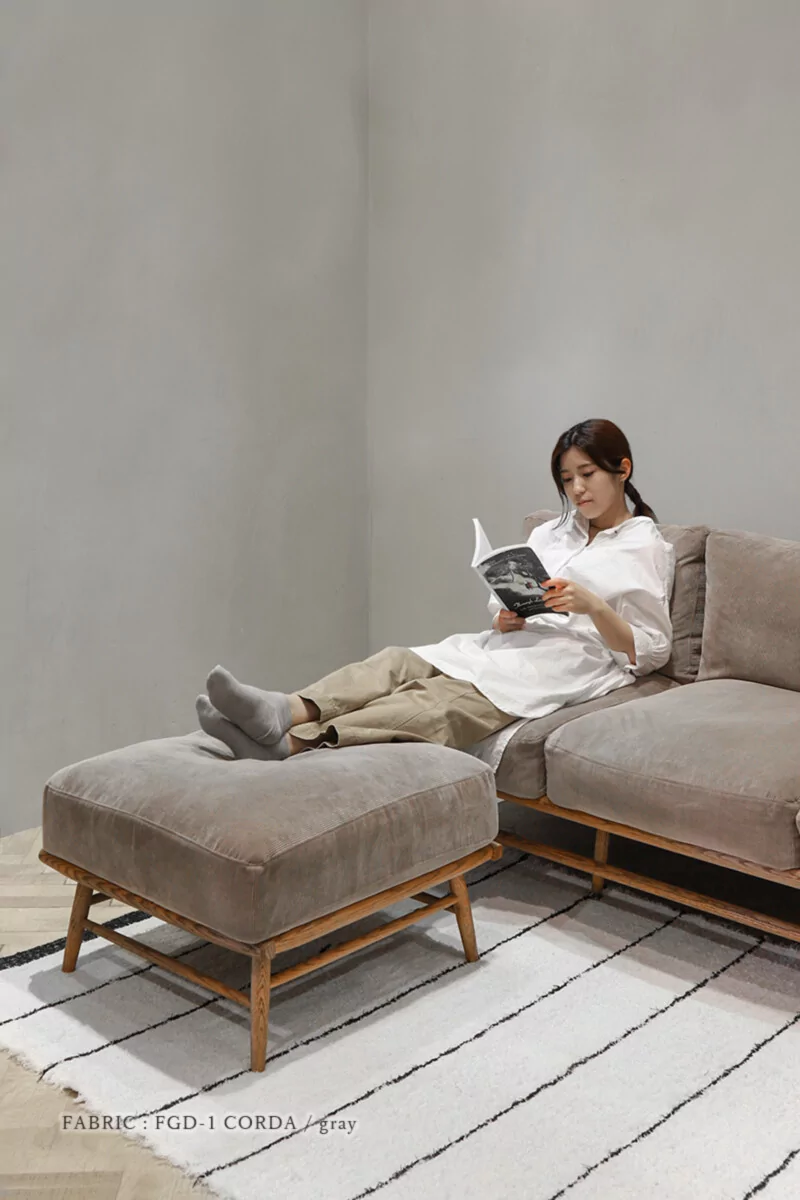 モモナチュラル オットマン ブラウン 茶 MOMO NATURAL 【公式通販】