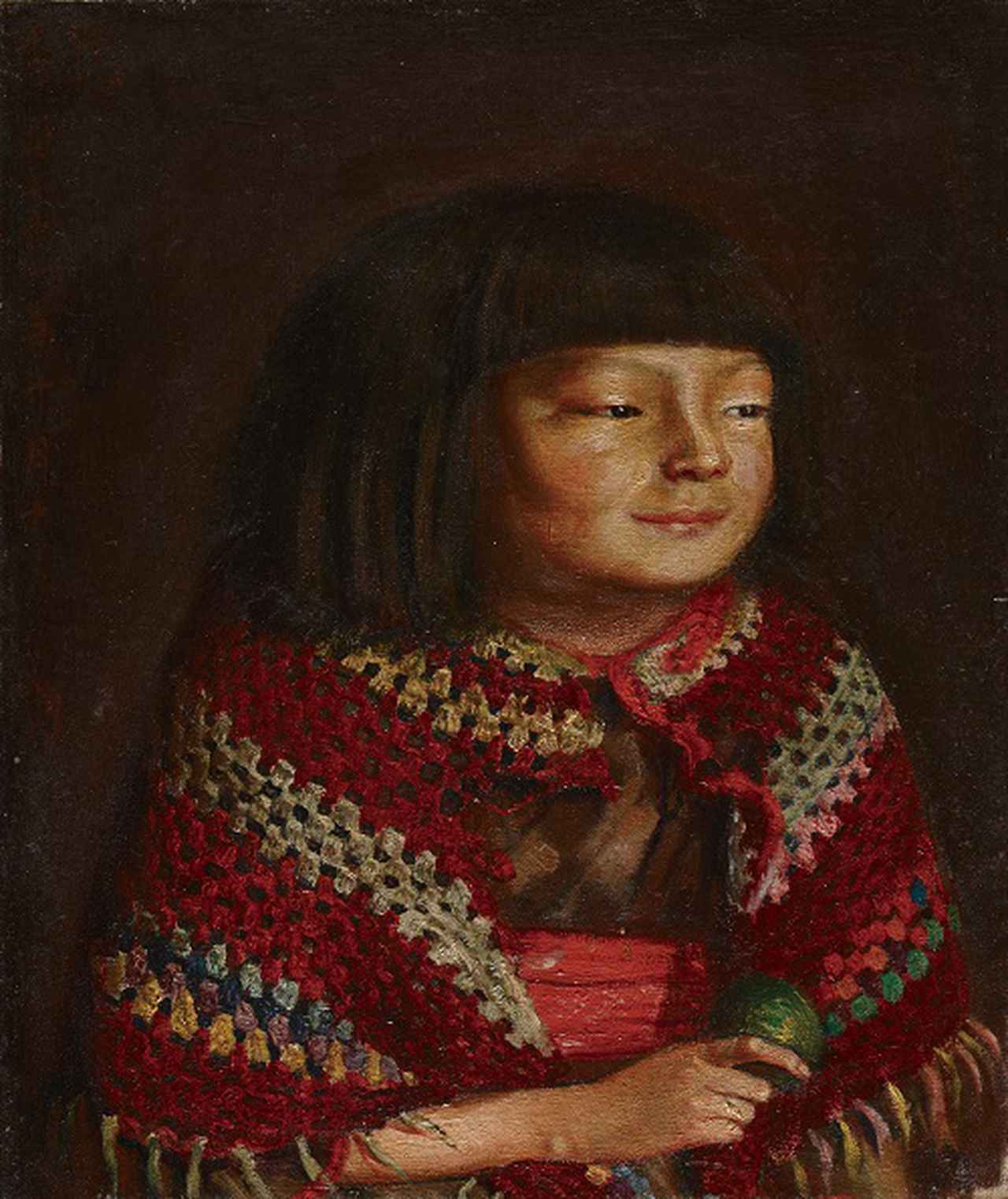 工芸画 岸田劉生 「道に生えたる枯草」 工芸画 岸田劉生 「道に生え