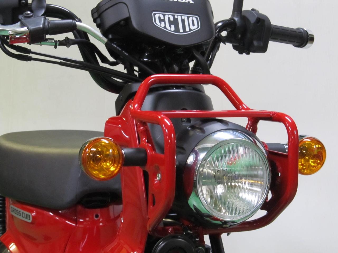 クロスカブ110/50のLEDヘッドライトを換装しハンターカブのイメージに