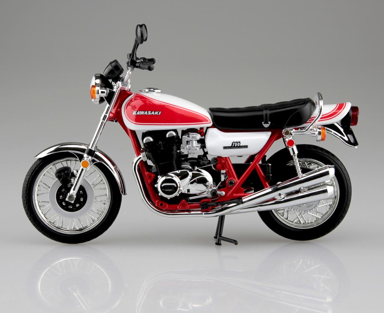 AOSHIMA 1／12ー750RS(Z2)に赤白が追加 - webオートバイ