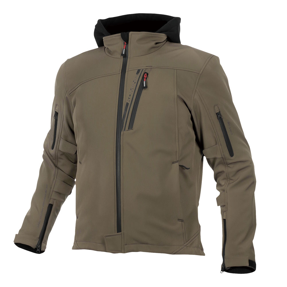 ば～てぇいー コミネ バイク用 ジャケット プロテクトソフトシェル ば