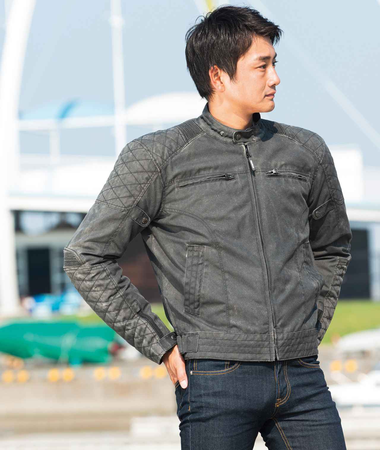 ヴィンテージ感のある風合いを楽しむシングルライダース【ウインター