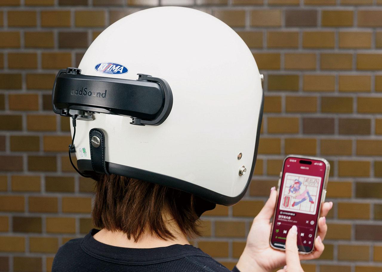 キジマ「アド・サウンド AS-01K」使用レビュー｜ヘルメットの背面に