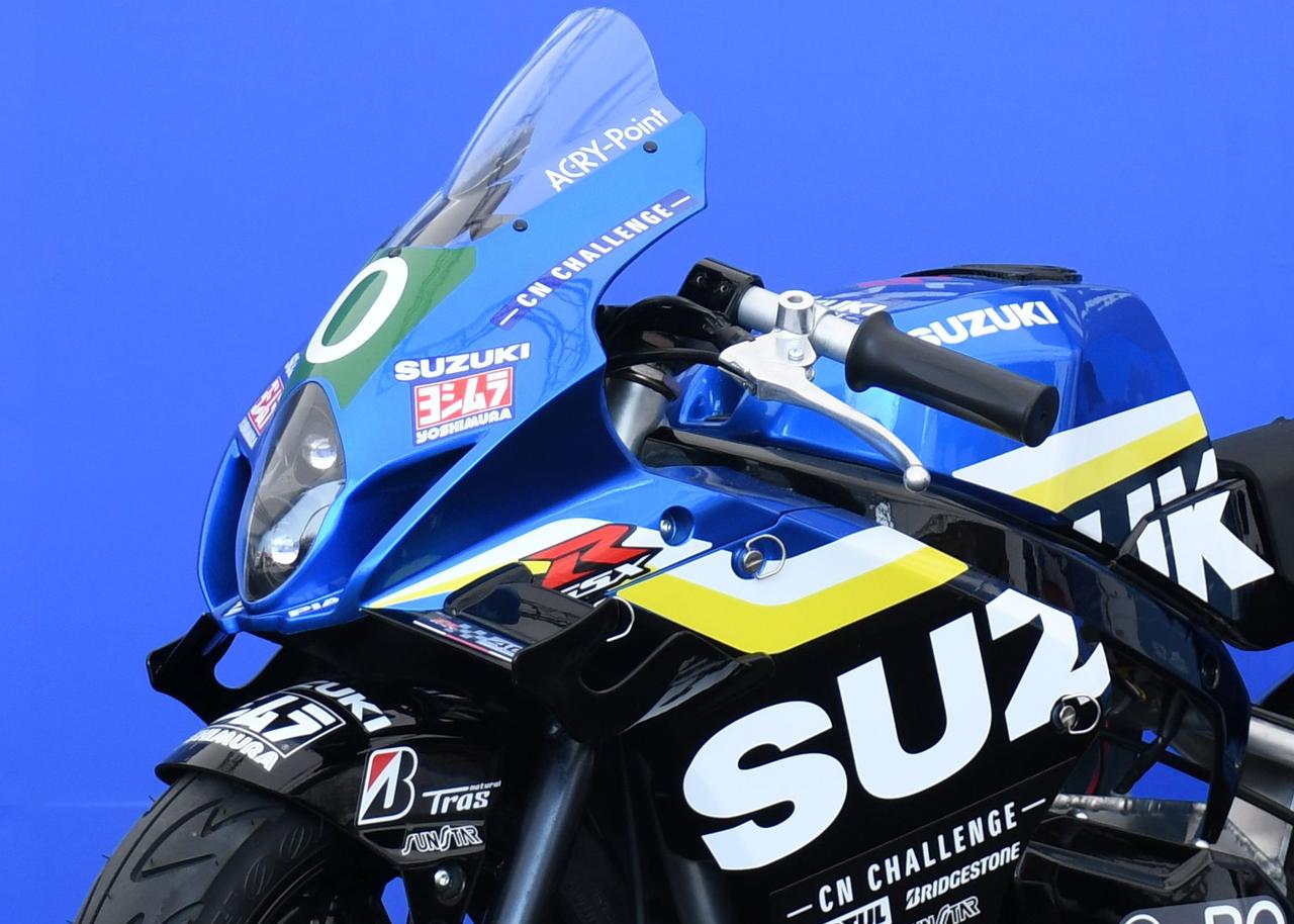GSX-R mini？】鈴鹿8耐で発見！ スズキ「CNチャレンジ」仕様の謎のミニ