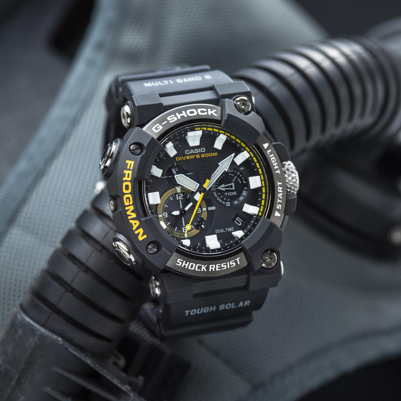 G-SHOCKのダイバーズウオッチ「フロッグマン」からバイク乗りにも人気