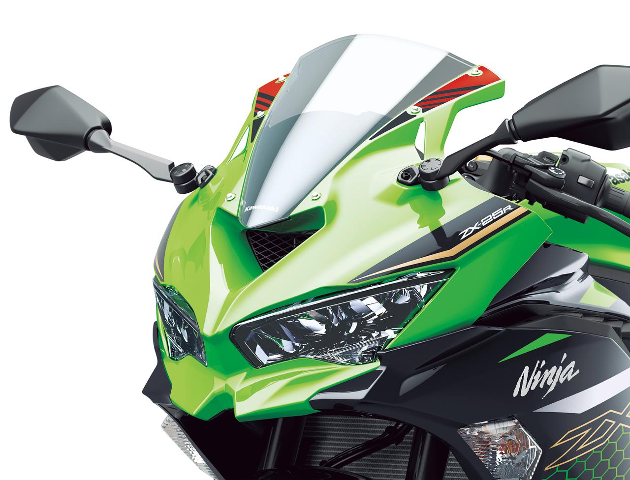 カワサキ「Ninja ZX-25R」各部装備を解説！ 250cc4気筒スーパー
